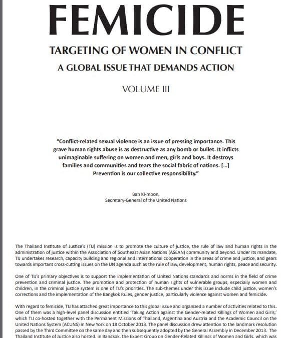 UNSA Kobietobójstwo. Kobiety jako cele w&nbsp;konfliktach zbrojnych nr&nbsp;3 2015