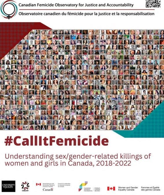 Kanada Raport CFOJA (Canadian Femicide Observatory For Justice and Accountability) o&nbsp;kobietobójstwach w&nbsp;Kanadzie w&nbsp;latach 2018-2022
