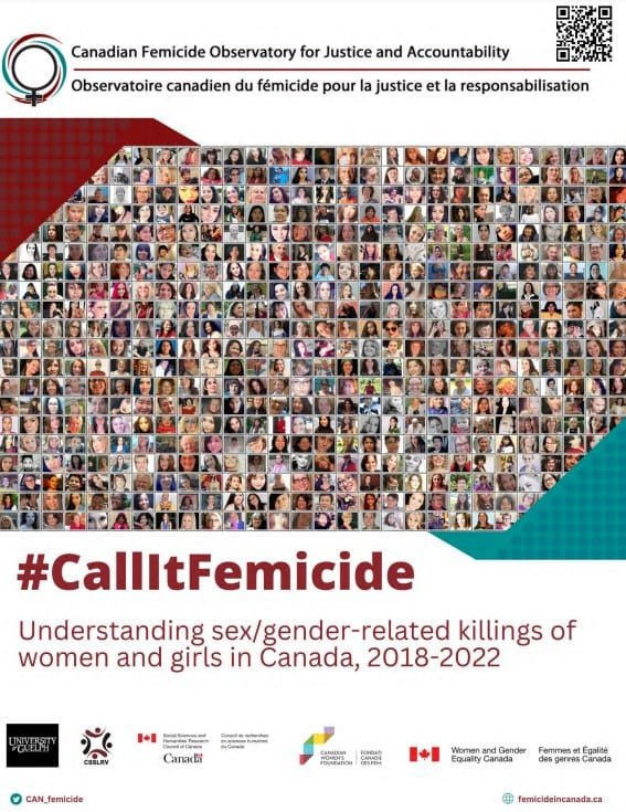 Kanada Raport CFOJA (Canadian Femicide Observatory For Justice and Accountability) o kobietobójstwach w Kanadzie w latach 2018-2022