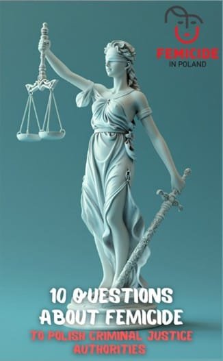 10 Questions about Femicide for Polish Justice Institutions